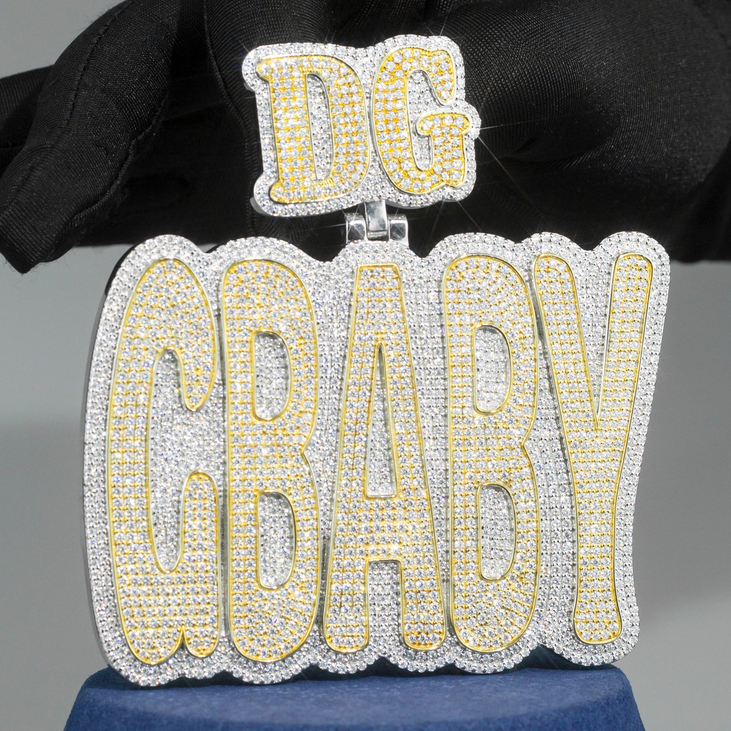Custom Moissanite Hip Hop chain Rapper Diamond Name Pendant